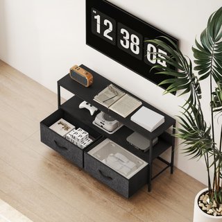 Mueble para TV de 47" con cajones plegables de tel