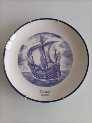 Platos tema barcos antiguos