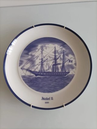 Platos tema barcos antiguos