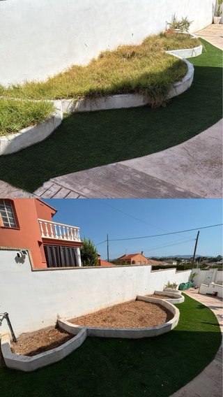 Jardinero y albañil