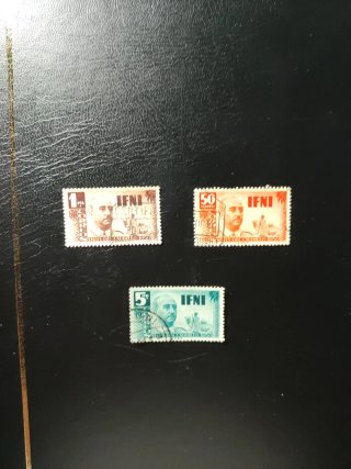 Sellos Ifni 1951 Visita General Franco