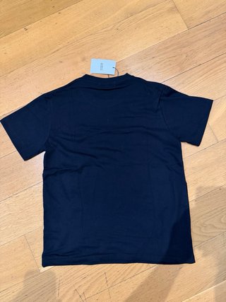 Camiseta Ami Paris Negra Tonal Talla M