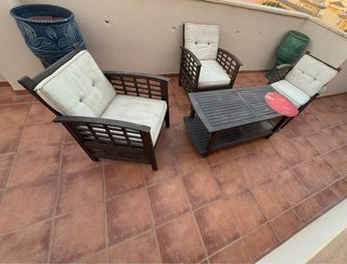 Conjunto Muebles Terraza Madera