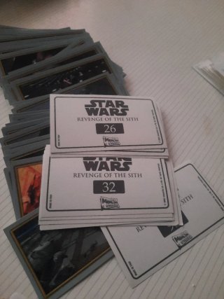 Cromos de colección star wars