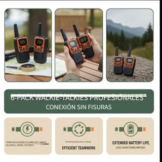 Pack 6 Walkie-Talkies MyVision ¡NUEVOS