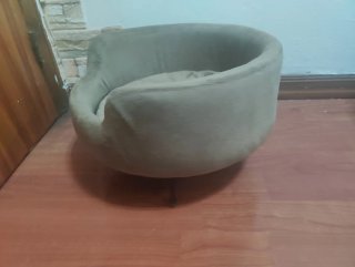 Cama nido para mascotas beige/marrón
