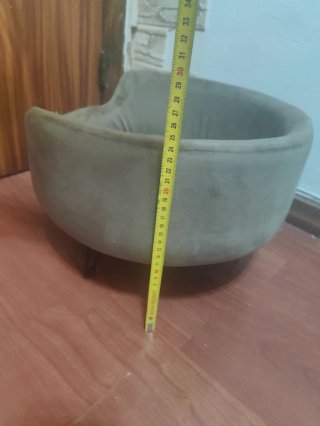 Cama nido para mascotas beige/marrón