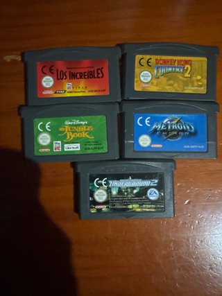 Lote juegos gameboy advance Metroid  Donkey