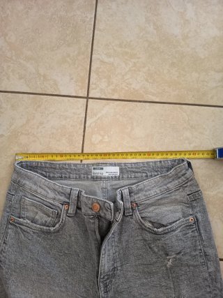 Bershka Jeans Shorts Grey Size 42