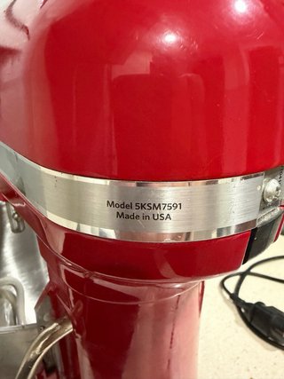 Robot Cocina Kitchenaid Heavy Duty 6.9L Rojo