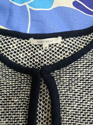 Chaqueta tejida M con flecos