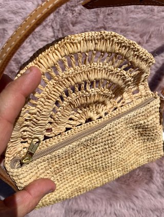 Mini borsa a tracolla intrecciata