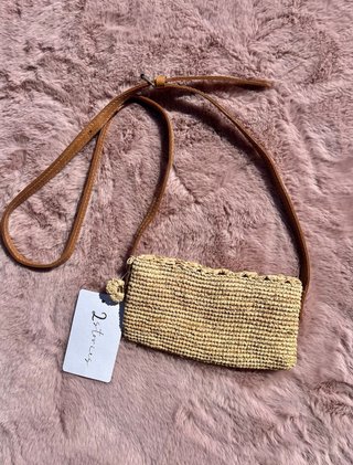 Mini borsa a tracolla intrecciata