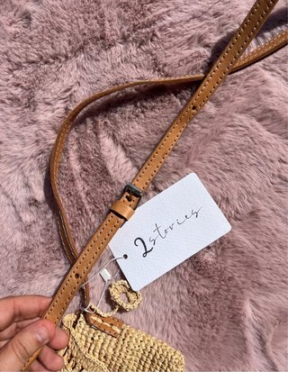Mini borsa a tracolla intrecciata
