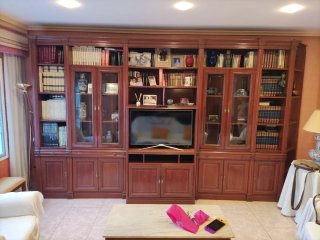 Mueble salón clásico madera