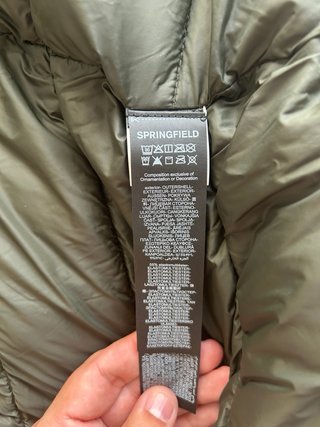 Parka Springfield Azul Marino Talla M Nueva