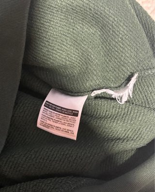 Sudadera levis verde talla S  estado 9/10