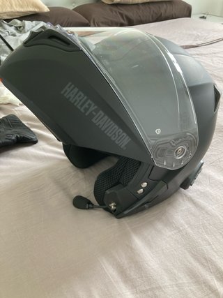 Casco Harley Davidson Negro Mate