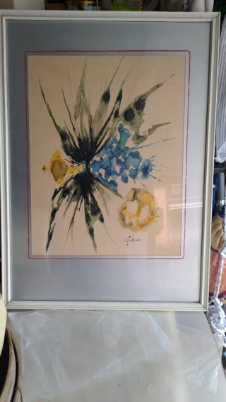 GIBOR (Giorgio Borrini) BOUQUET di fiori anni '70