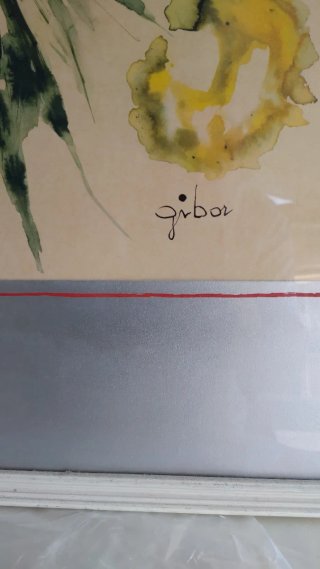 GIBOR (Giorgio Borrini) BOUQUET di fiori anni '70