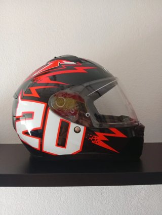 Casco Moto HJC El Diablo Negro