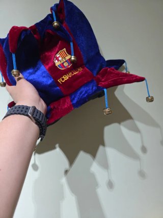 Gorro FC Barcelona cascabeles