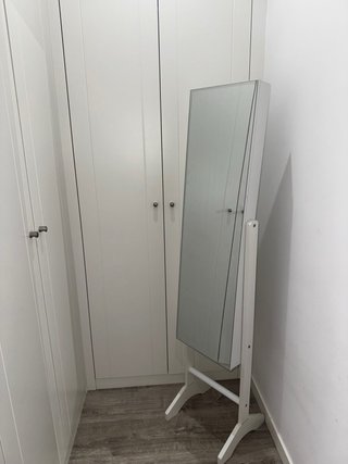 Espejo Joyero Blanco con Almacenamiento