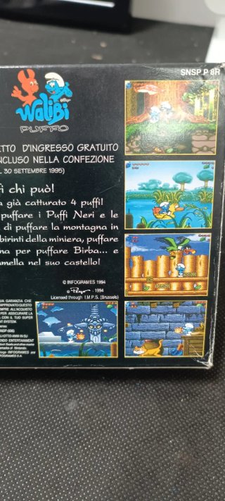 Super Nintendo i Puffi Gioco PAL