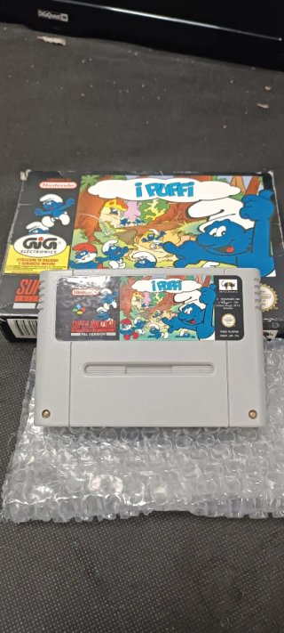 Super Nintendo i Puffi Gioco PAL