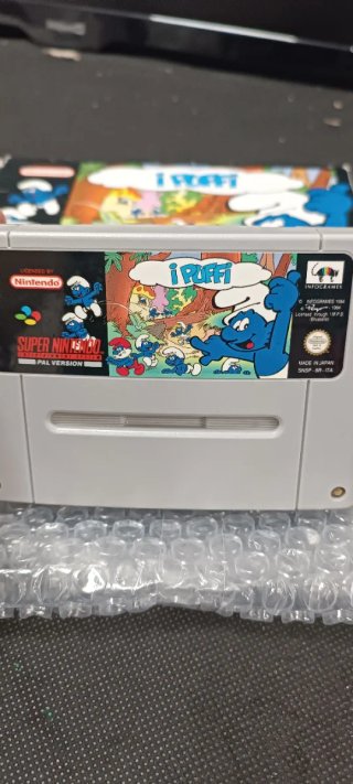 Super Nintendo i Puffi Gioco PAL