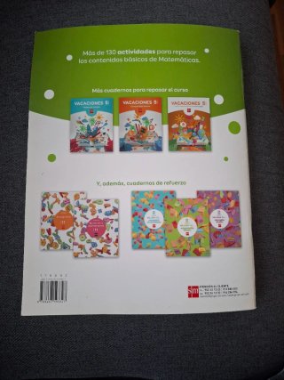 Cuaderno Vacaciones, 5 Primaria matemáticas