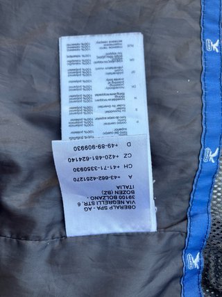 Chaqueta Técnica Impermeable Salewa Azul/Gris