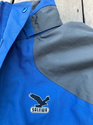 Chaqueta Técnica Impermeable Salewa Azul/Gris