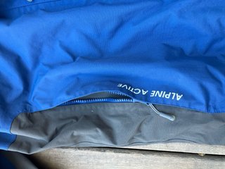 Chaqueta Técnica Impermeable Salewa Azul/Gris