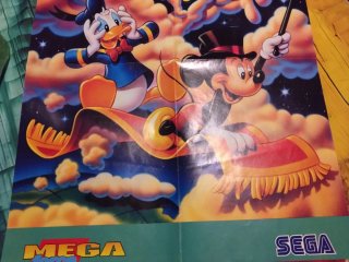 Póster del videojuego World of Illusion (SEGA)