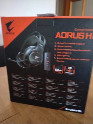 Auriculares Gaming Gigabyte AORUS H1 Alámbricos