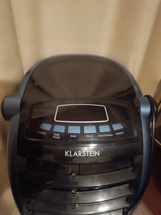 Ventilador/humidificador Klarstein Negro y Azul