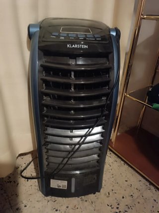 Ventilador/humidificador Klarstein Negro y Azul