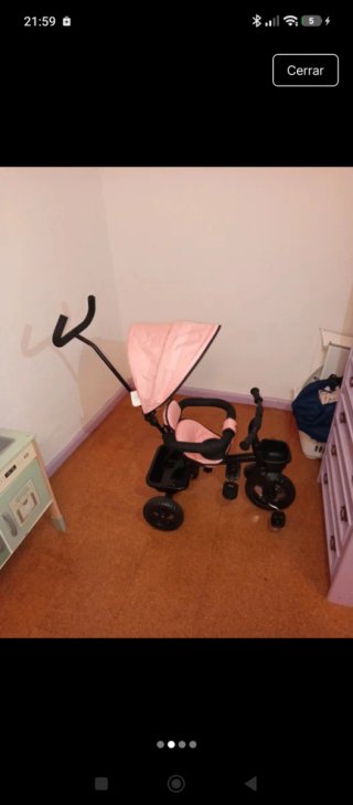 Triciclo infantil rosa