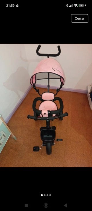 Triciclo infantil rosa