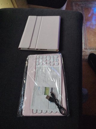 Funda con tecla ,de color de rosa con bluetooth