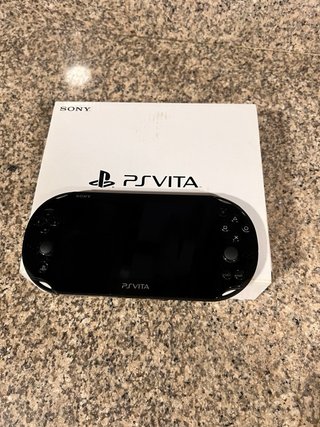 PS Vita Slim Negra con Caja y Tarjeta 128GB