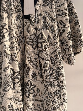 Vestido Jacquard Zara Cinturón