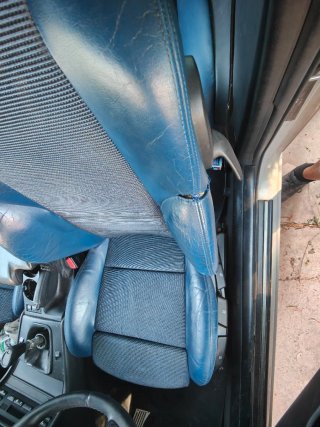 Interior M azul y carbono BMW e46 compact