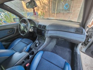 Interior M azul y carbono BMW e46 compact