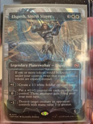 Elspeth, Storm Slayer - Magic Halo Foil mtg