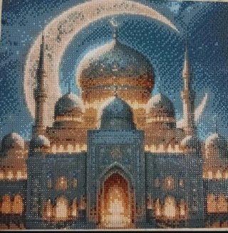 5D Quadro decorativo moschea effetto brillante