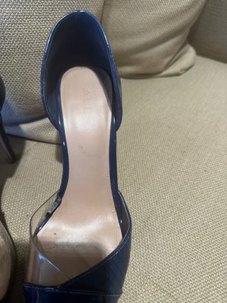 Tacones ALDO Azul Marino Talla 38