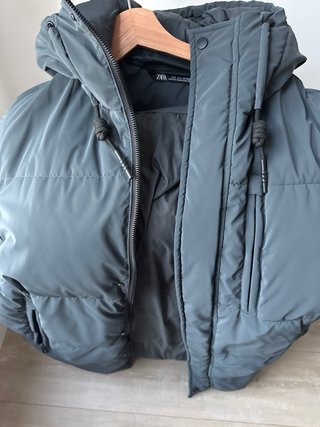 Cazadora Zara gris talla S, como nueva