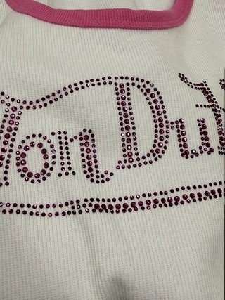 Top Von Dutch auténtico estilo vintage